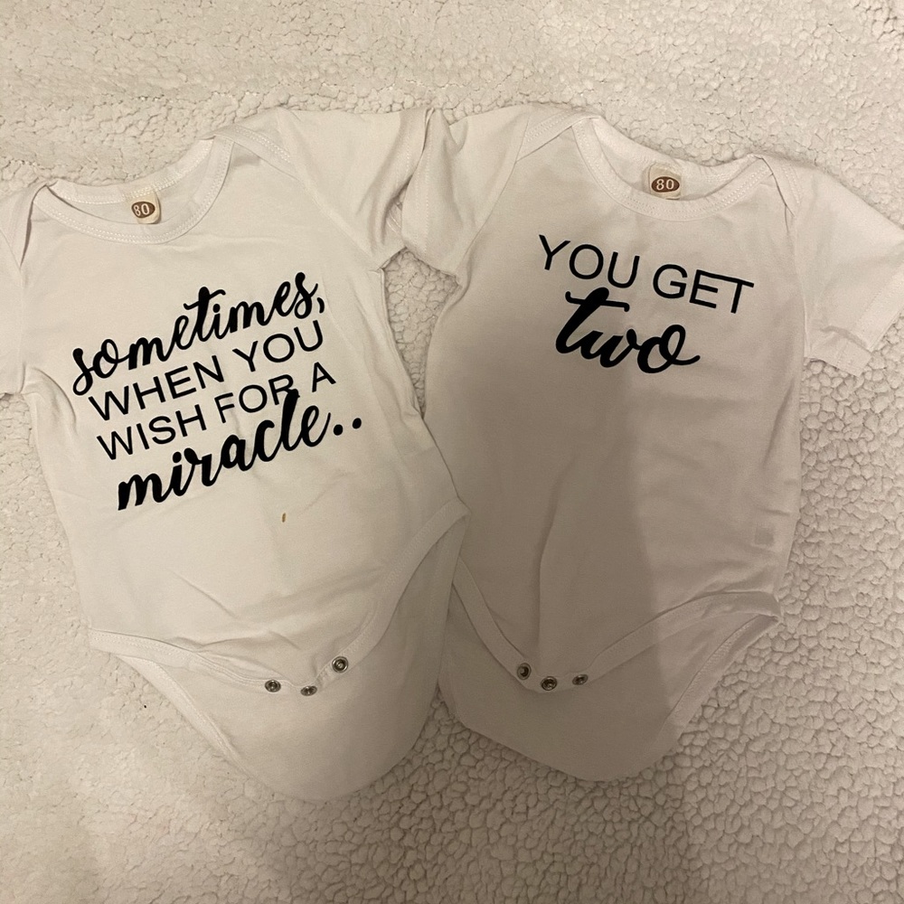 Twin Onesies Miracle